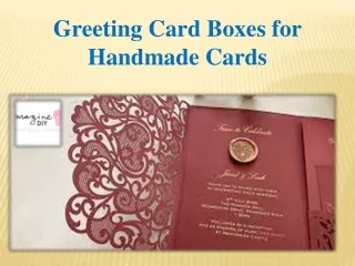 greeting card boxes for handmade cards