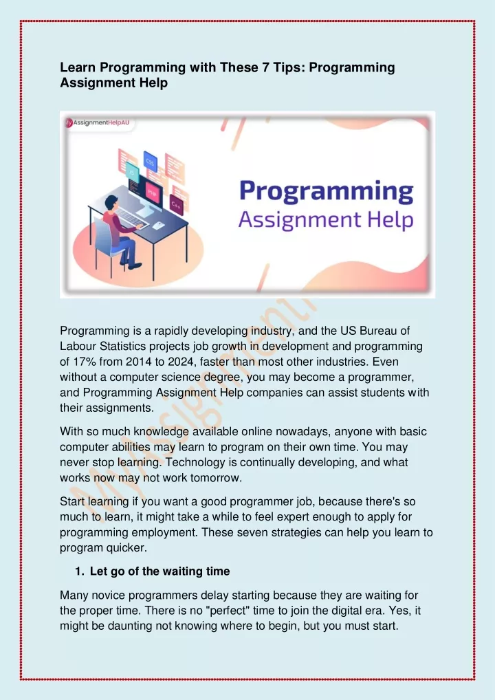 learn programming with these 7 tips programming