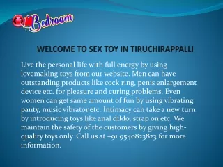 Sex Toys in Tiruchirapalli