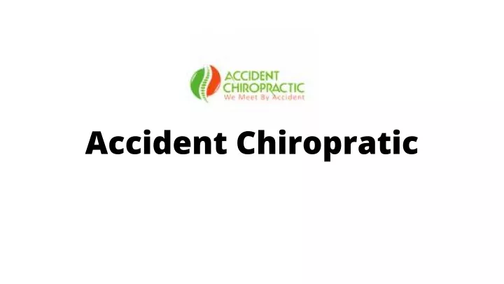 accident chiropratic