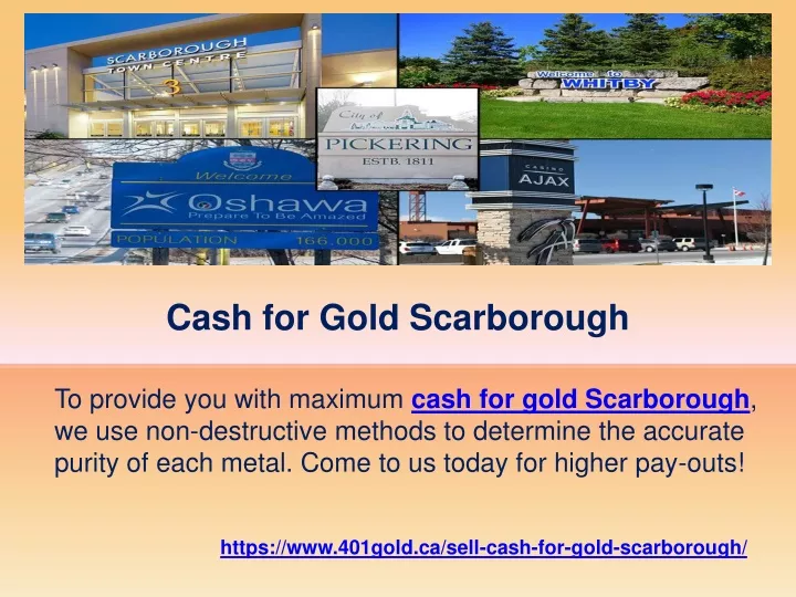 cash for gold scarborough