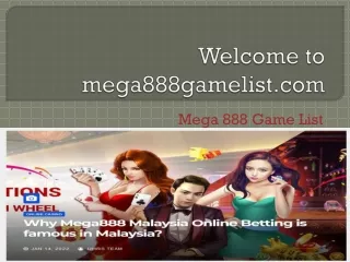 Mega888 Game List, Top 10 Free Blogging Sites