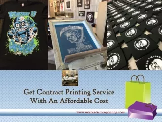 Get Contract Printing Service With An Affordable Cost