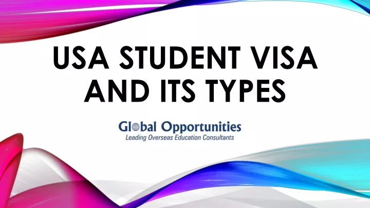 usa student visa and its types