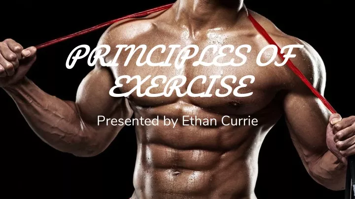 principles of exercise