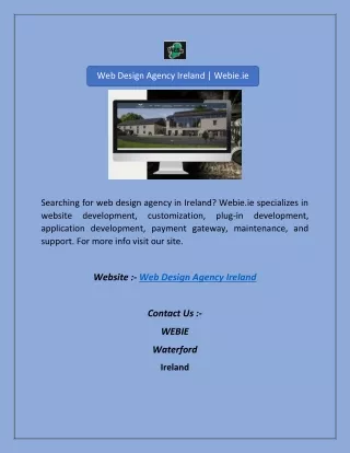 Web Design Agency Ireland | Webie.ie