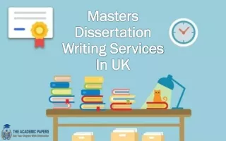 Masters Dissertation Writing Services in UK