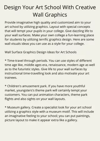 wall graphics design