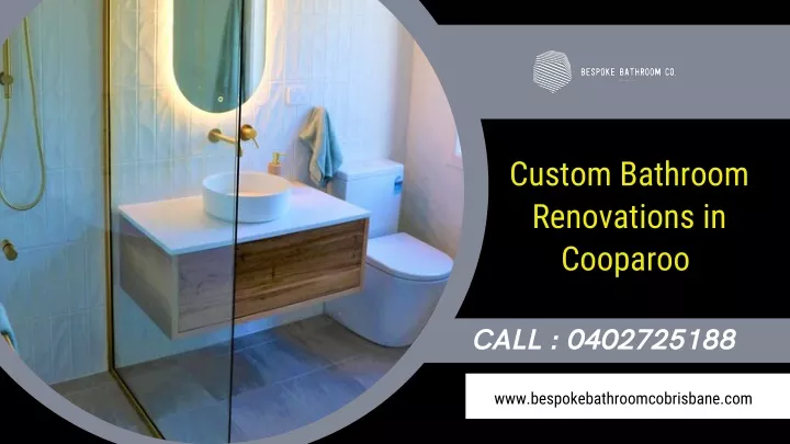 custom bathroom renovations in cooparoo