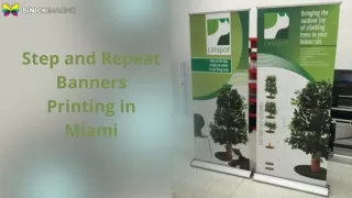 step and repeat banners printing in miami