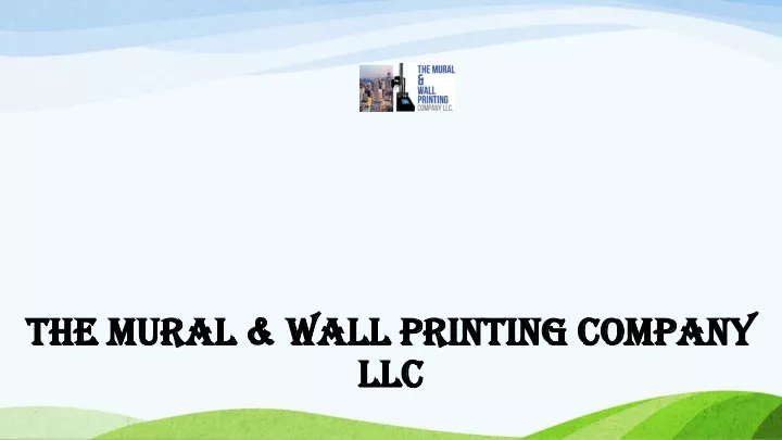 the mural wall printing company llc