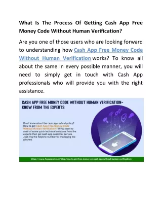 what is the process of getting cash app free