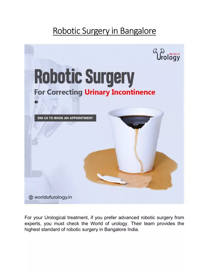 robotic surgery in bangalore robotic surgery