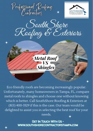 Metal Roof vs. Shingles