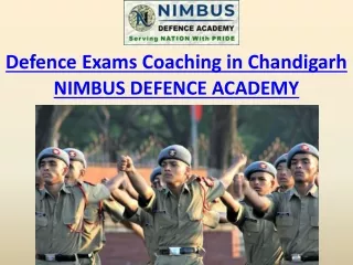 defence exams coaching in chandigarh