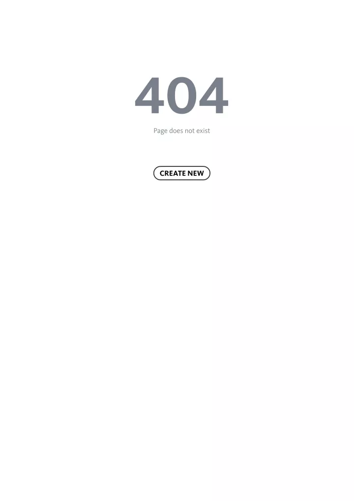404 page does not exist
