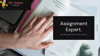 Assignment Expert for quality assignments.