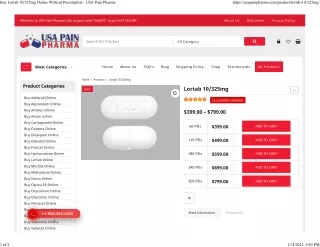 Get Prescribed Lortab 10/325 mg online same day delivery