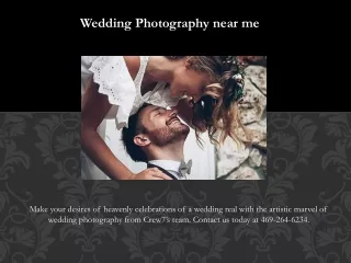Wedding Photography near me