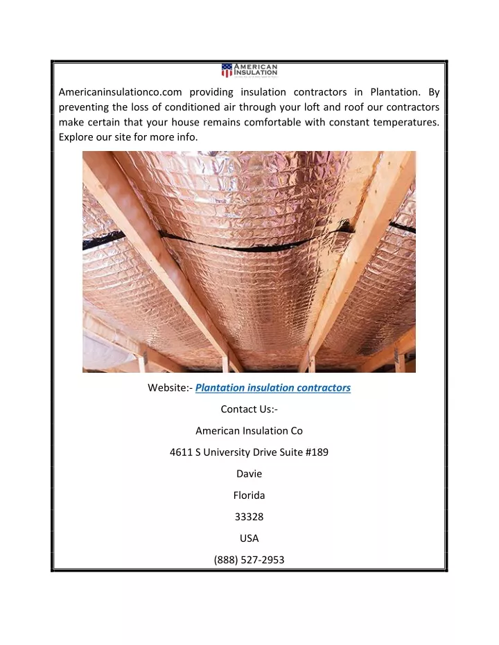 americaninsulationco com providing insulation