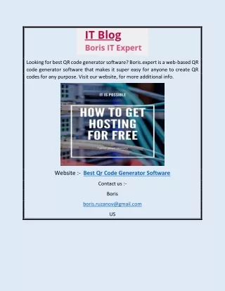 Best Qr Code Generator Software | Boris.expert