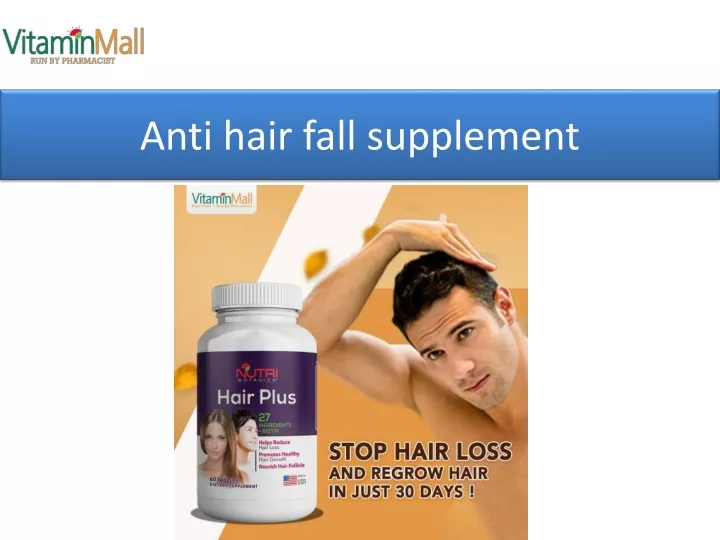anti hair fall supplement
