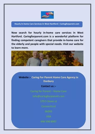 Caring For Parent Home Care Agency In Danbury  Caringforparent.com-converted
