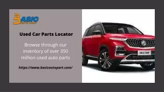 Used Auto Parts  Used Car Parts Auto Salvage Yards