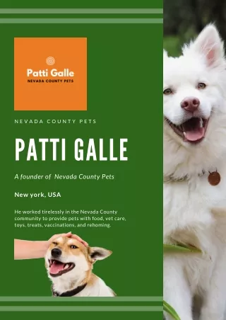 The Nevada County Community to provide pets with food | Patti Galle