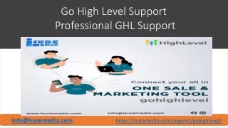 go high level support professional ghl support