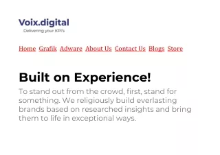 Content Marketing Agency In Mumbai India | Voix Digital