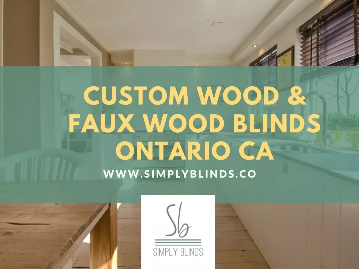 custom wood faux wood blinds ontario