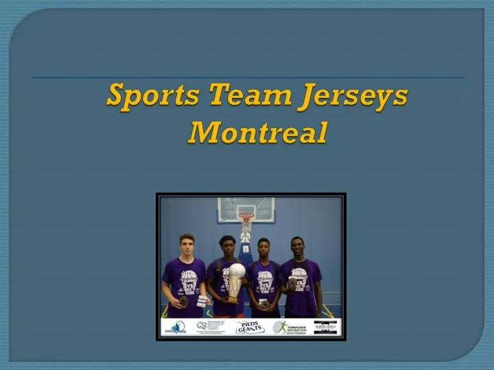 sports team jerseys montreal