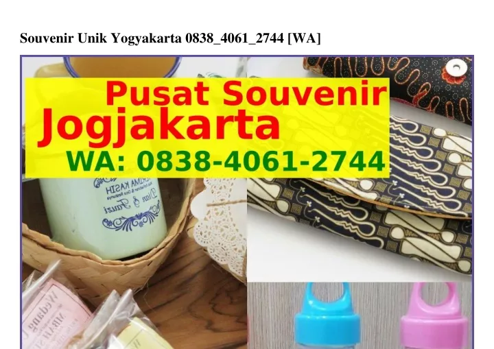 souvenir unik yogyakarta 0838 4061 2744 wa