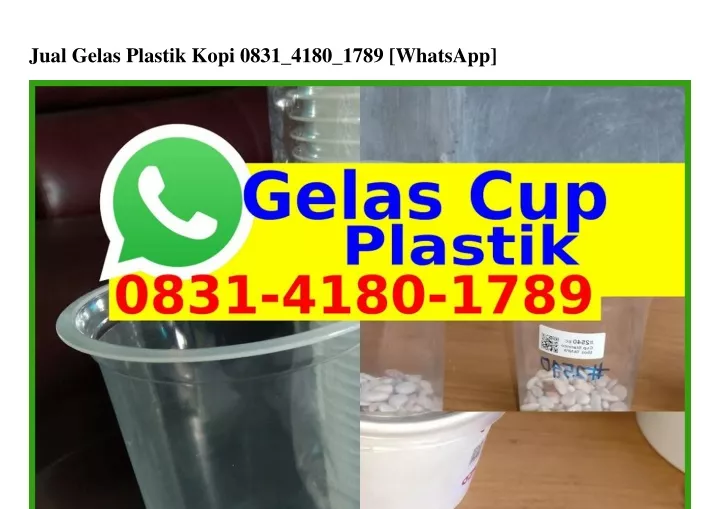 jual gelas plastik kopi 0831 4180 1789 whatsapp