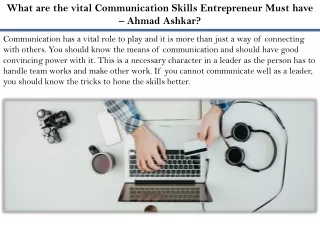 what are the vital communication skills