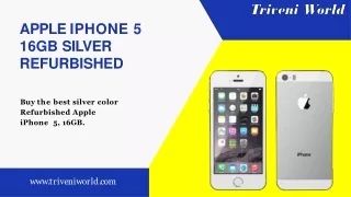 Apple iPhone 5 16GB Silver Refurbished