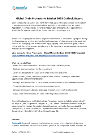 global grain protectants market