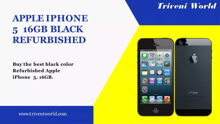 apple iphone 5 16gb black refurbished