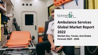 ambulance services global market report 2022