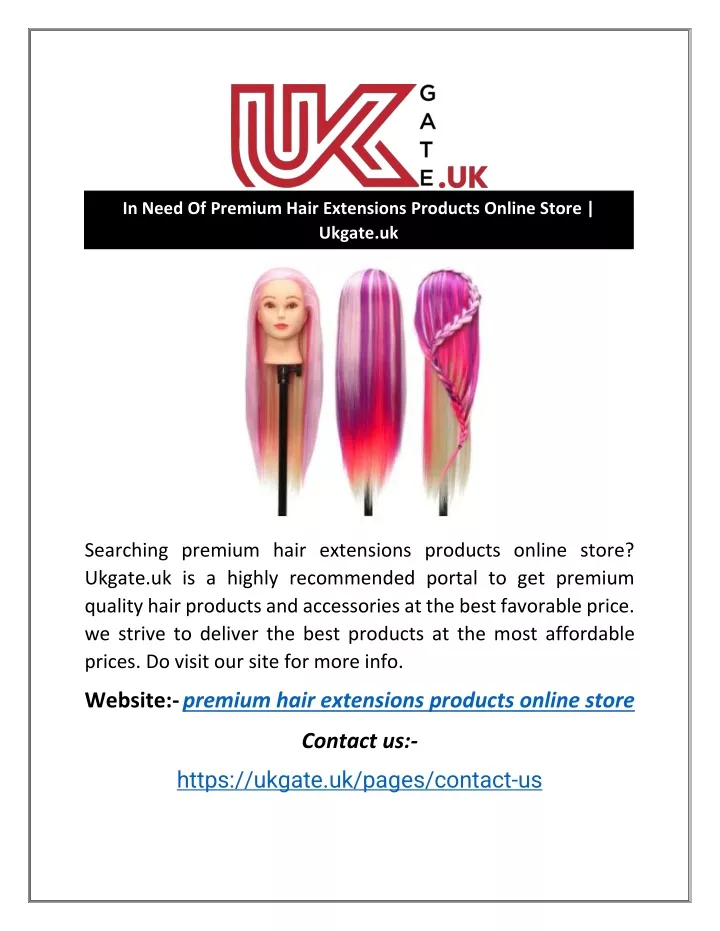 in need of premium hair extensions products