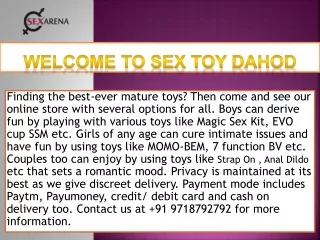 Exclusive Sex Toys In Dahod | Call  91 9718792792