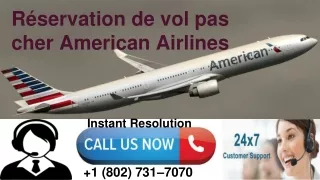 r servation de vol pas cher american airlines