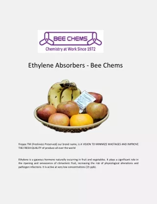 ethylene absorbers bee chems