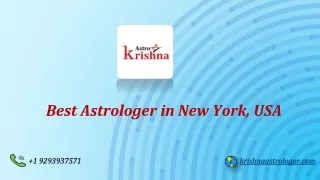 Best Astrologer in New York, USA Krishnaastrologer.com