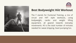 Best Bodyweight Hiit Workout For Beginner in Hong Kong