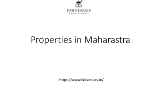 Properties in Maharastra