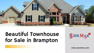 beautiful townhouse for sale in brampton