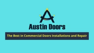 Commercial Wood Doors Repair & Installation – Austin Doors