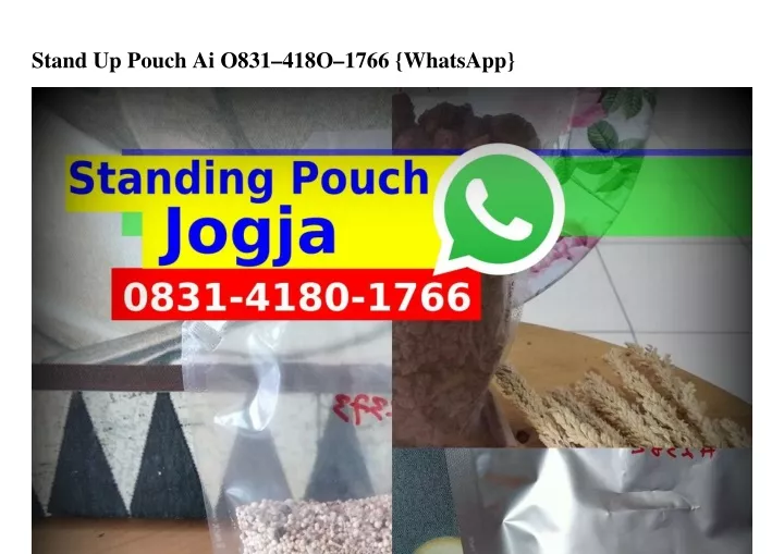 stand up pouch ai o831 418o 1766 whatsapp